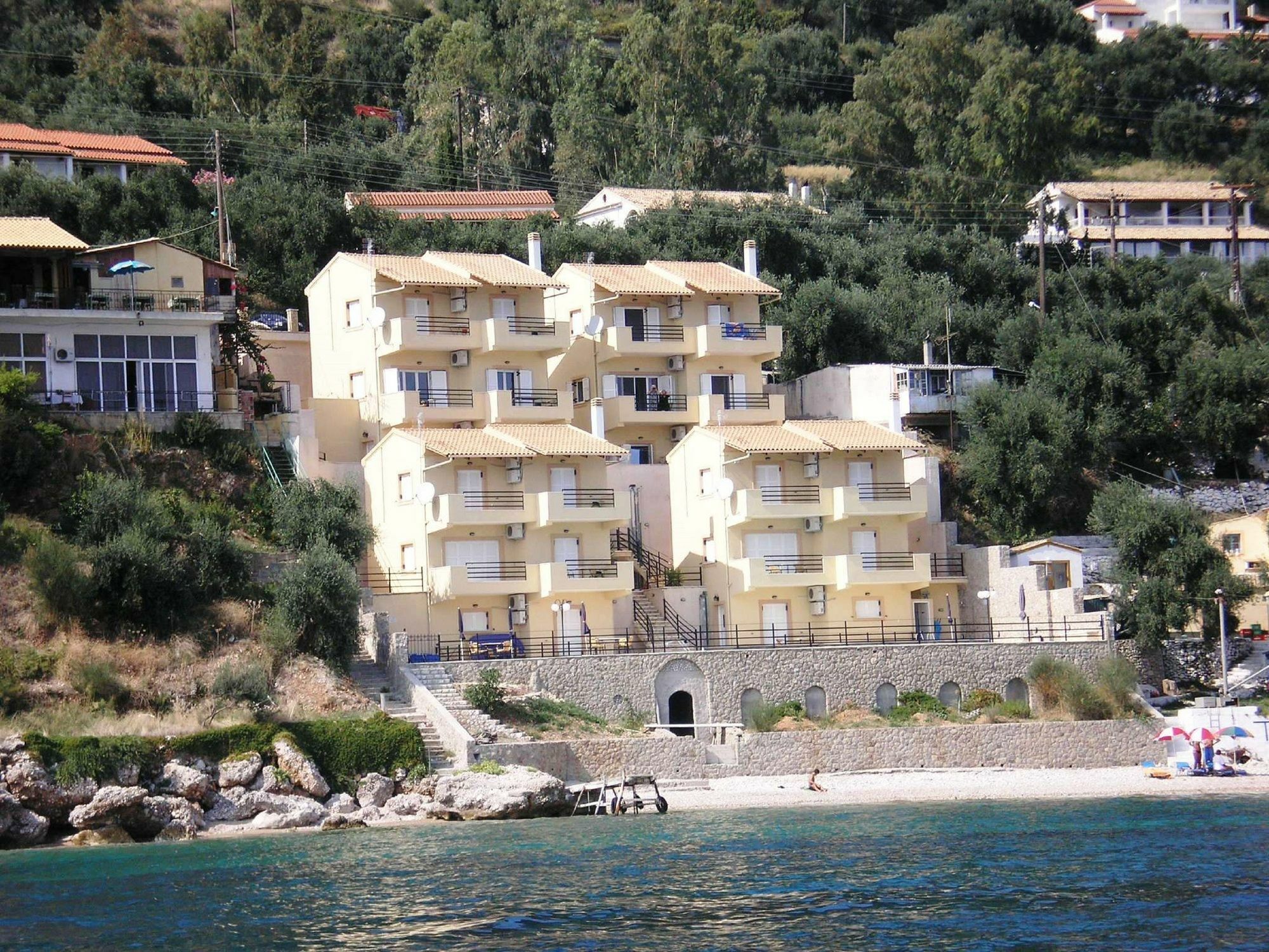 Glyfa Beach Villas Barbati Exteriör bild