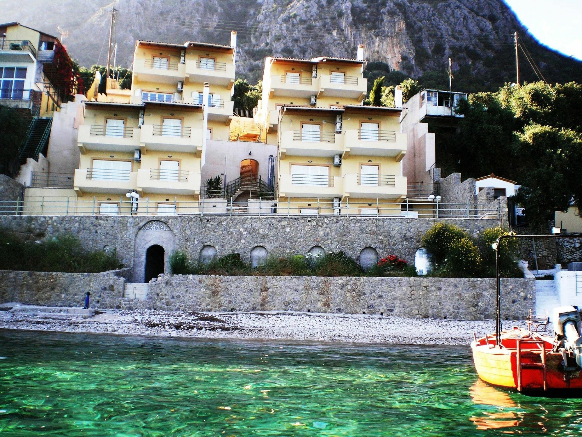 Glyfa Beach Villas Barbati Exteriör bild